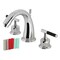 Kingston Brass KS2961CKL Widespread Bathroom Faucet with Brass Pop-Up, Polished Chrome KS2961CKL - alternate 1